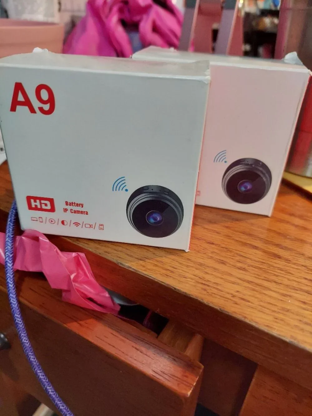 Mini security cameras/New in box